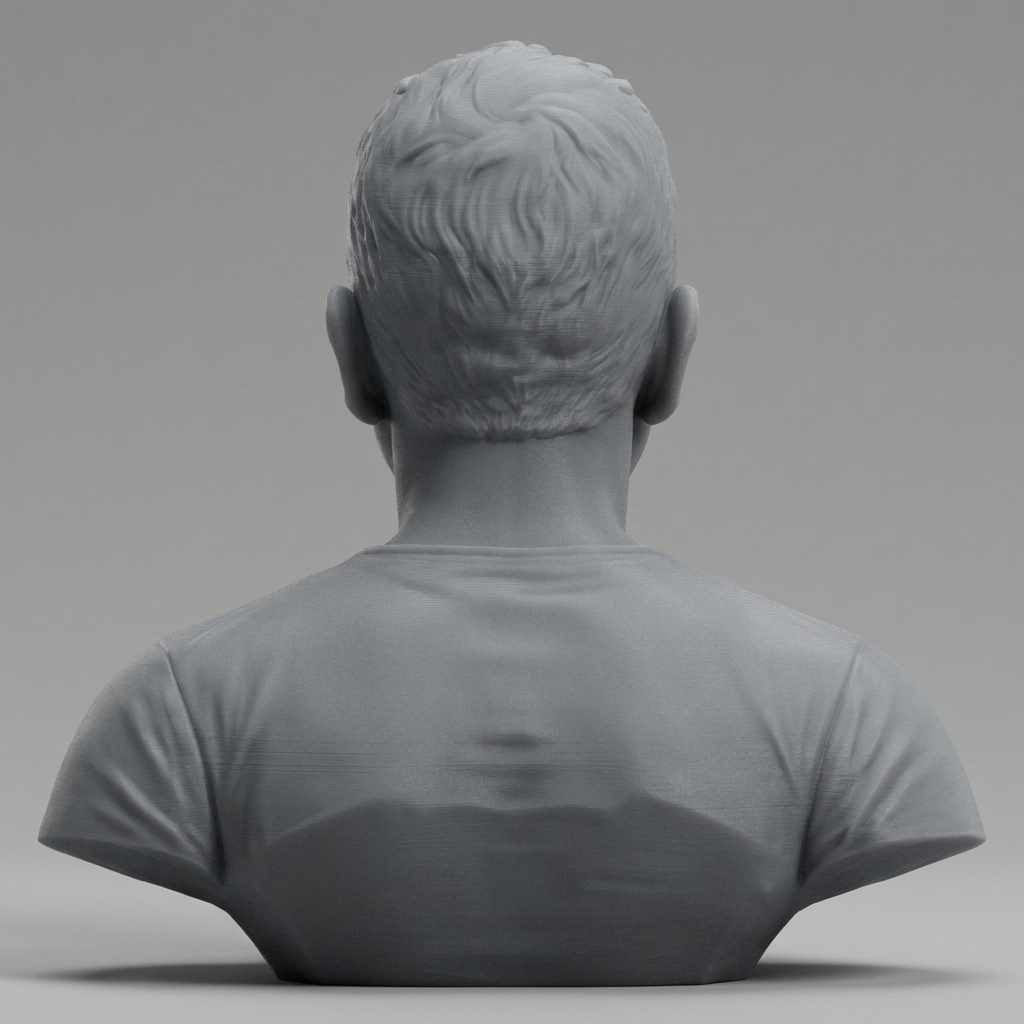 Billy Bob Thornton 3D Printable Bust 3D Model