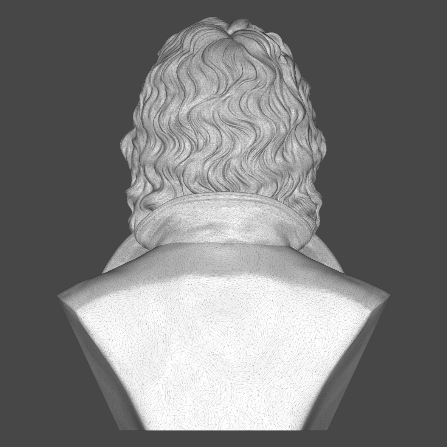 Bon Scott 3D Printable Bust 3D Model