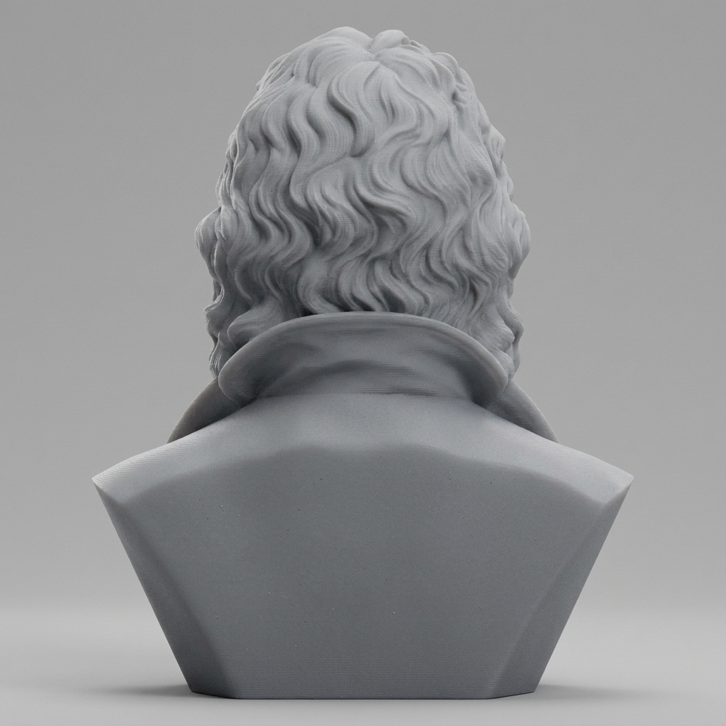 Bon Scott 3D Printable Bust 3D Model