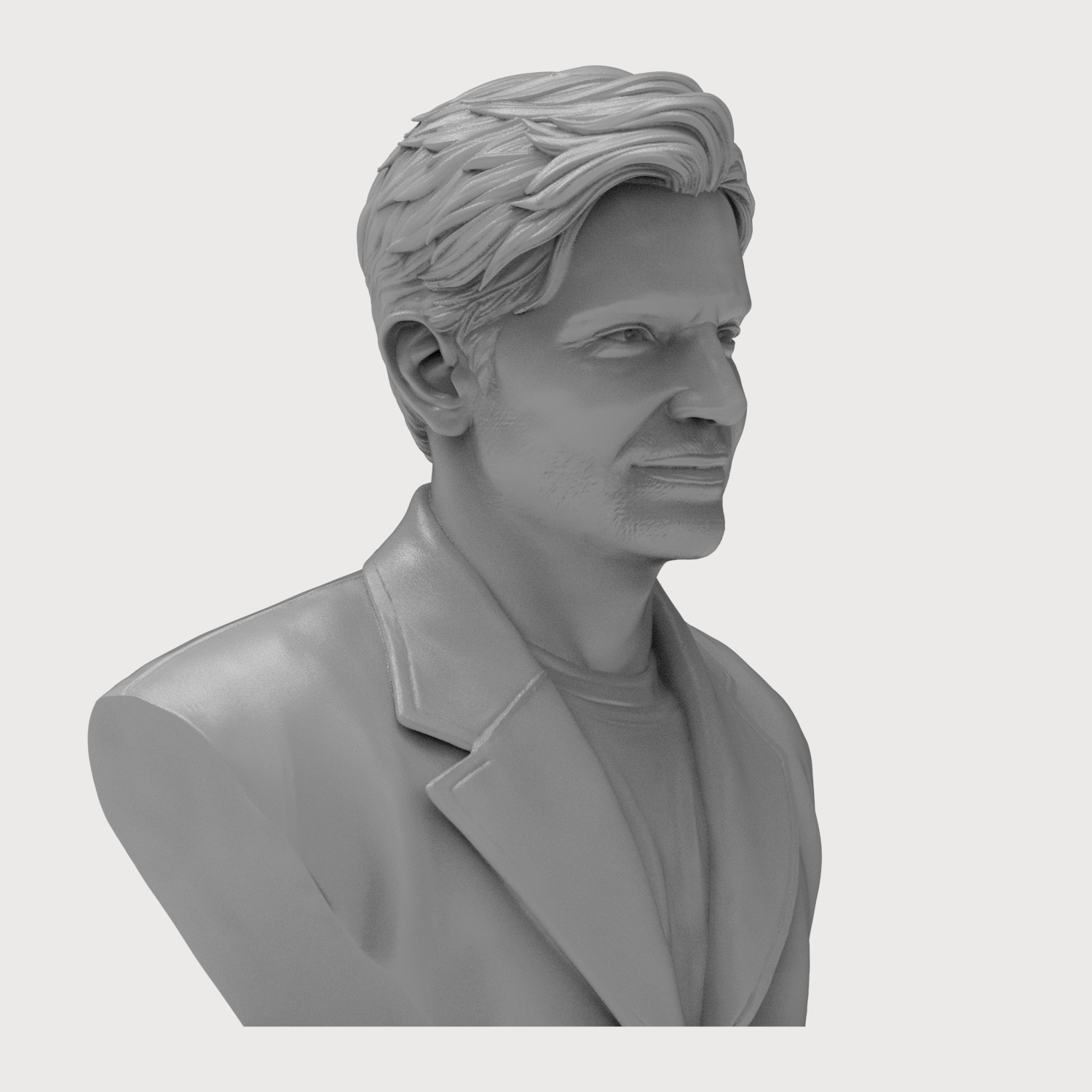 Bradley Cooper 3D Printable Bust 3D Model