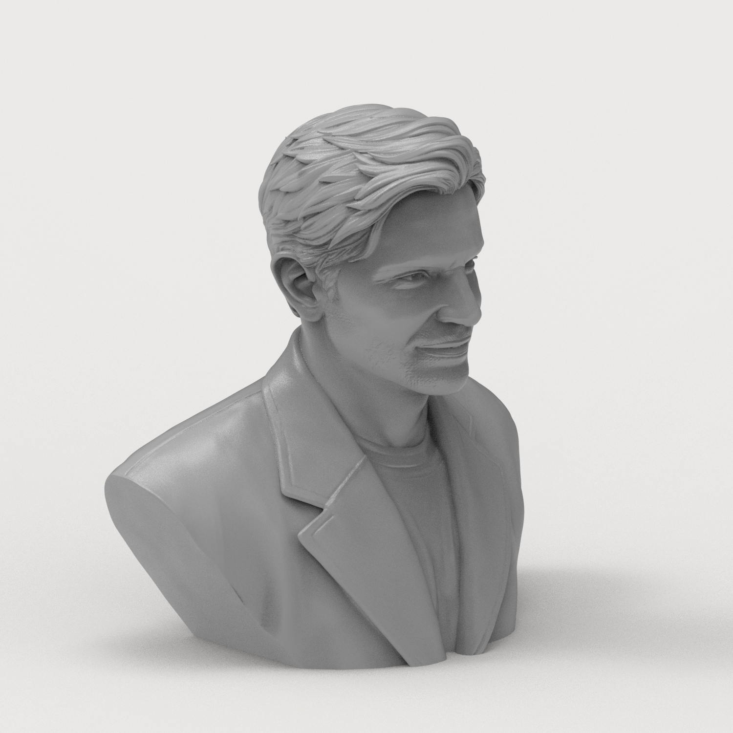 Bradley Cooper 3D Printable Bust 3D Model