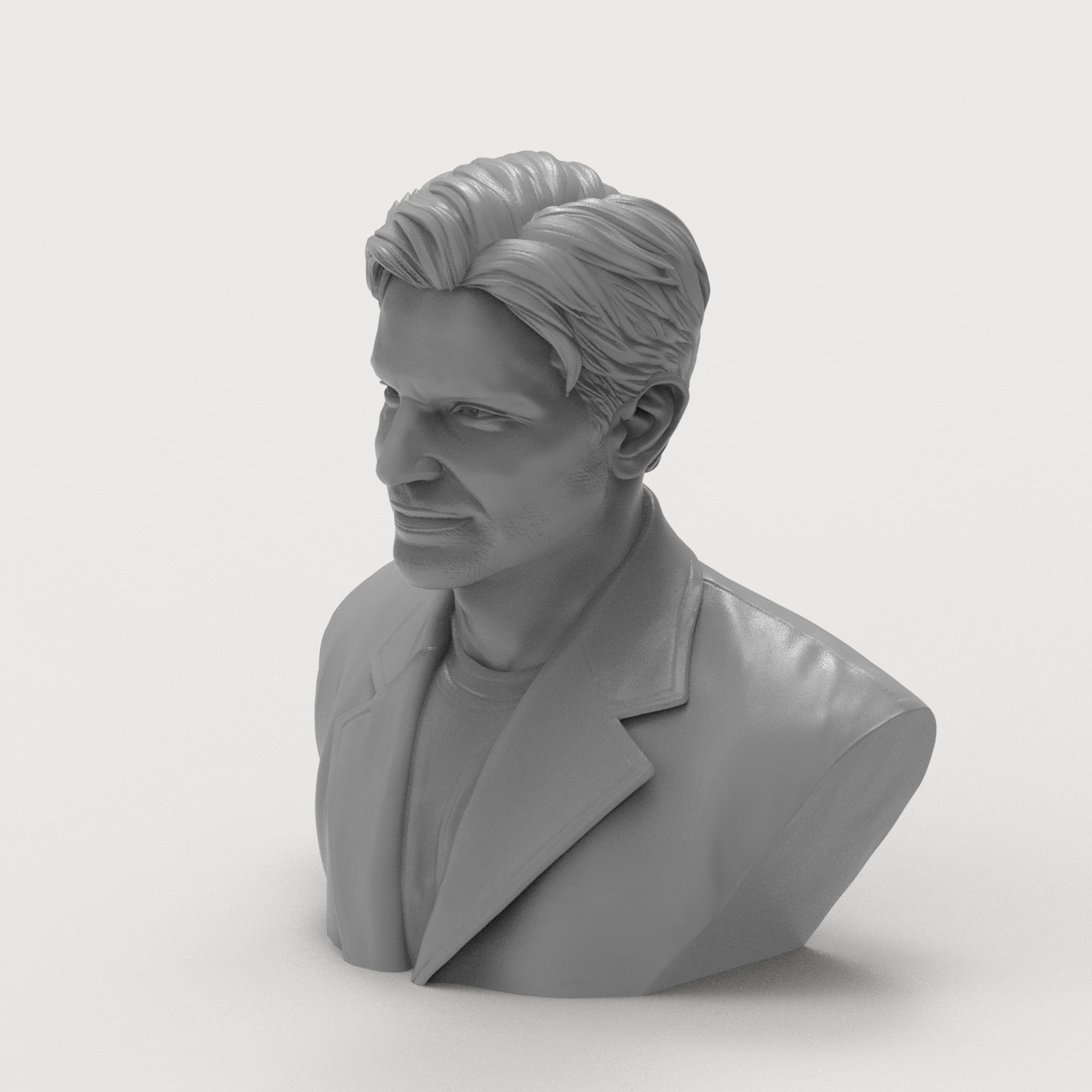Bradley Cooper 3D Printable Bust 3D Model