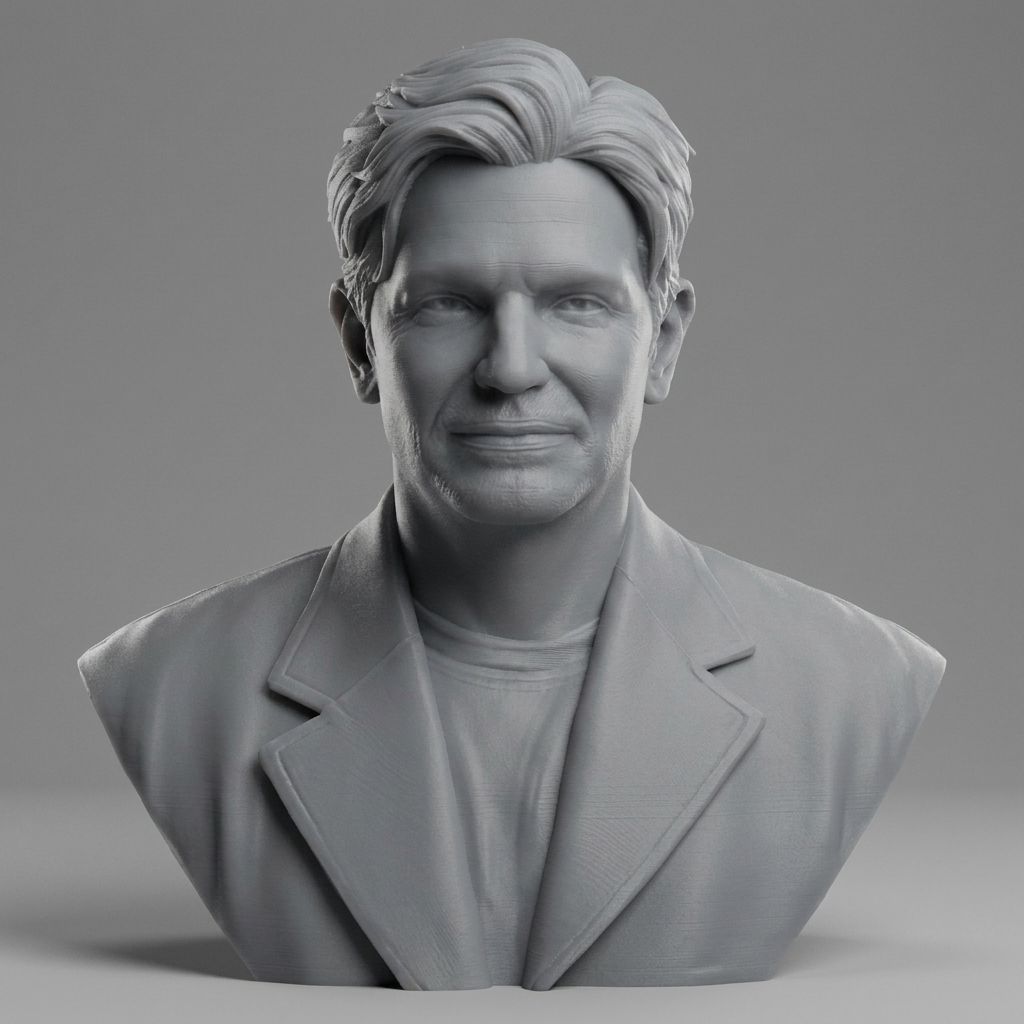 Bradley Cooper 3D Printable Bust 3D Model