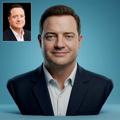 Brendan Fraser Suit Bust 3D Printable