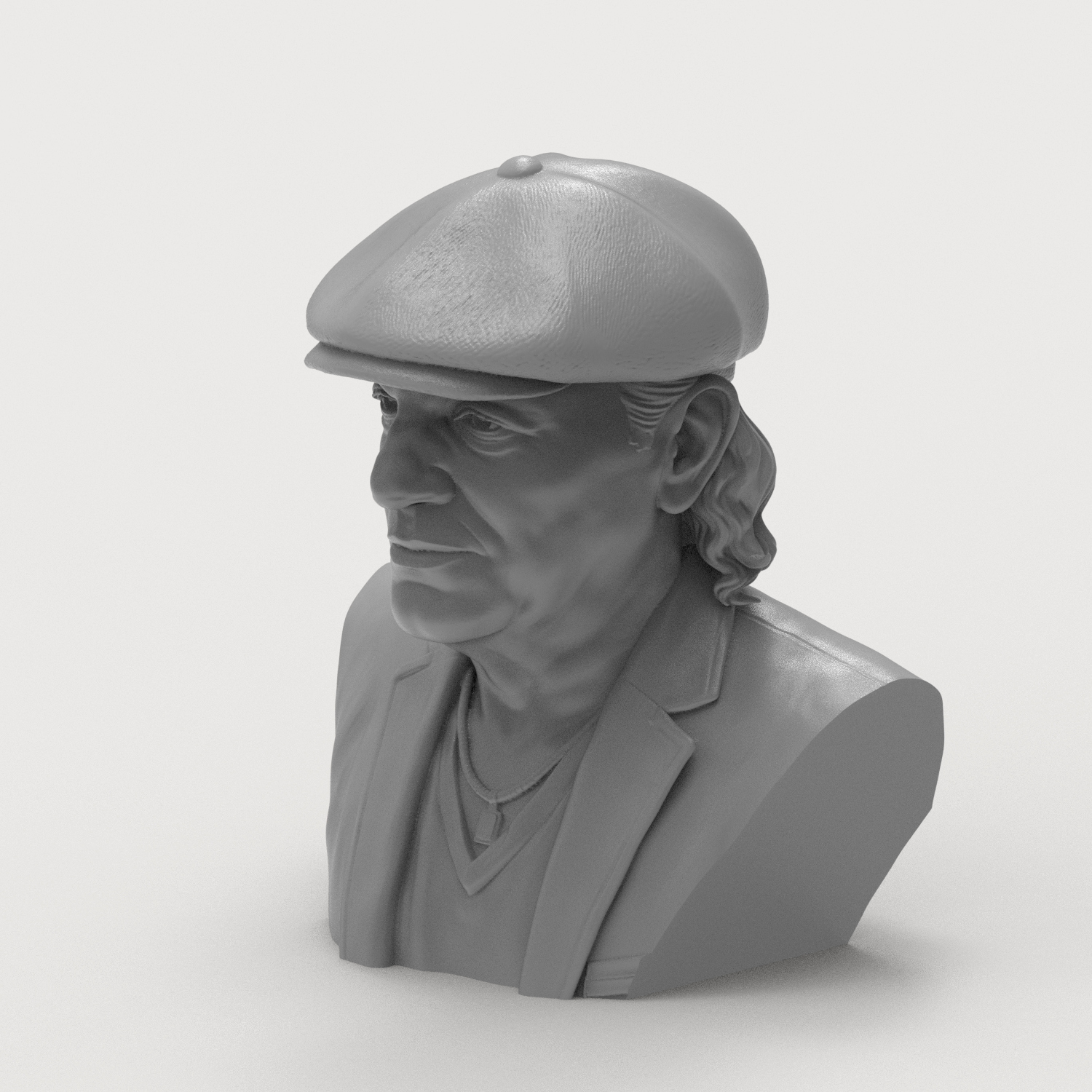 Brian Johnson 3D Printable Bust 3D Model