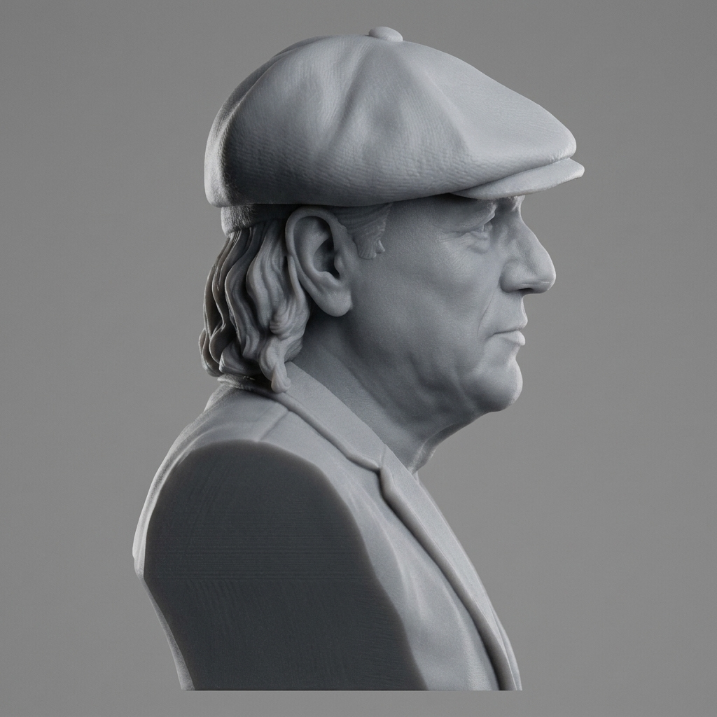 Brian Johnson 3D Printable Bust 3D Model