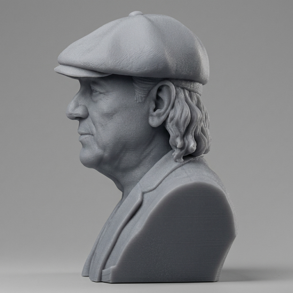 Brian Johnson 3D Printable Bust 3D Model