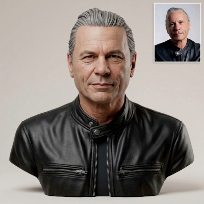 Bruce Dickinson 3D Printable Bust