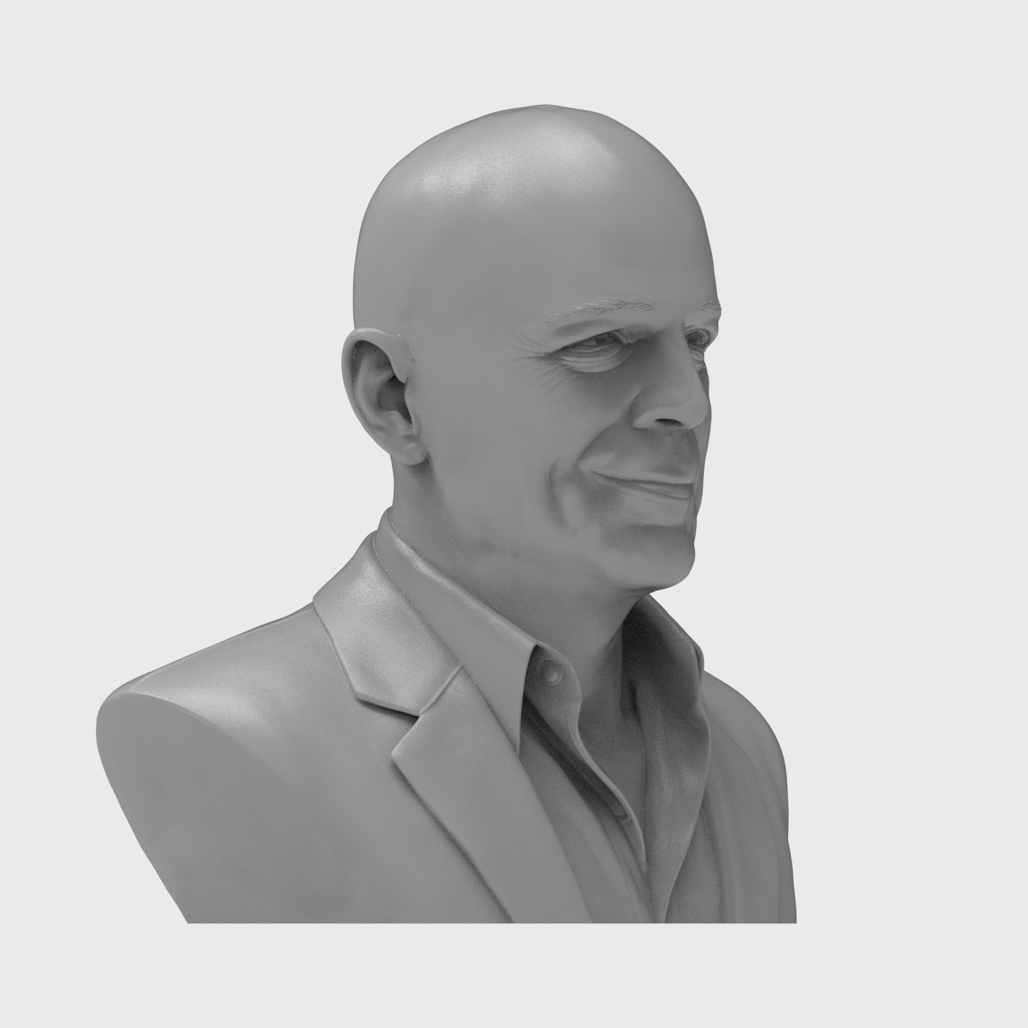 Bruce Willis 3D Printable Bust 3D Model