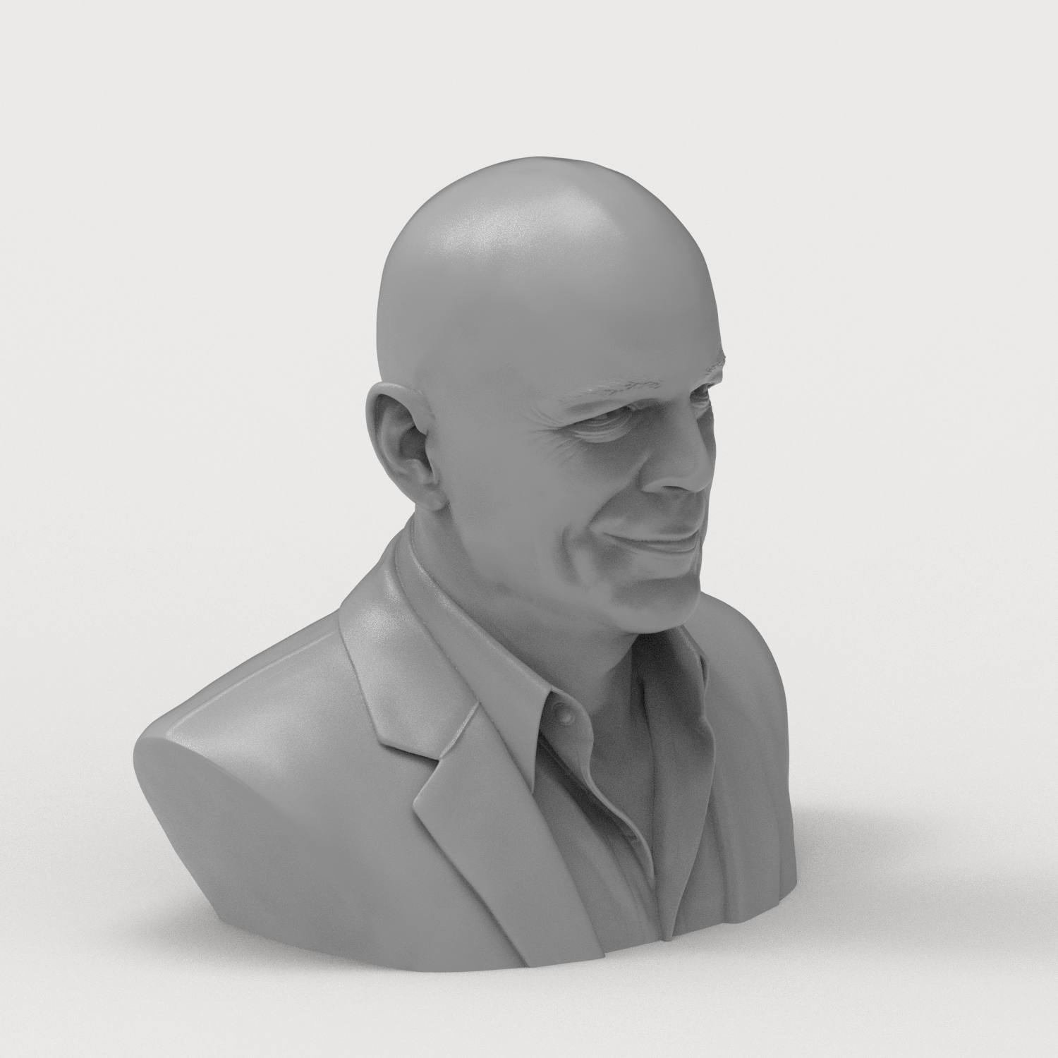 Bruce Willis 3D Printable Bust 3D Model