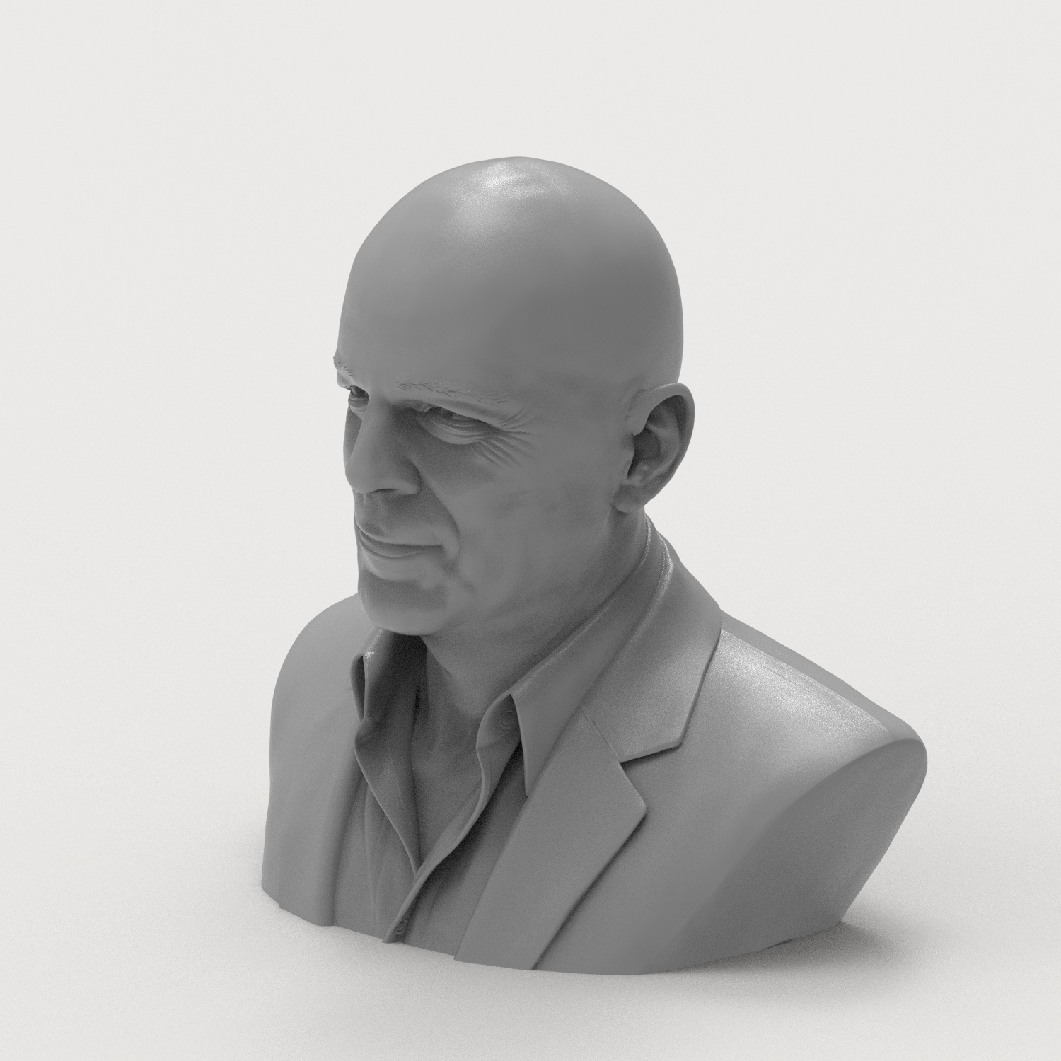 Bruce Willis 3D Printable Bust 3D Model