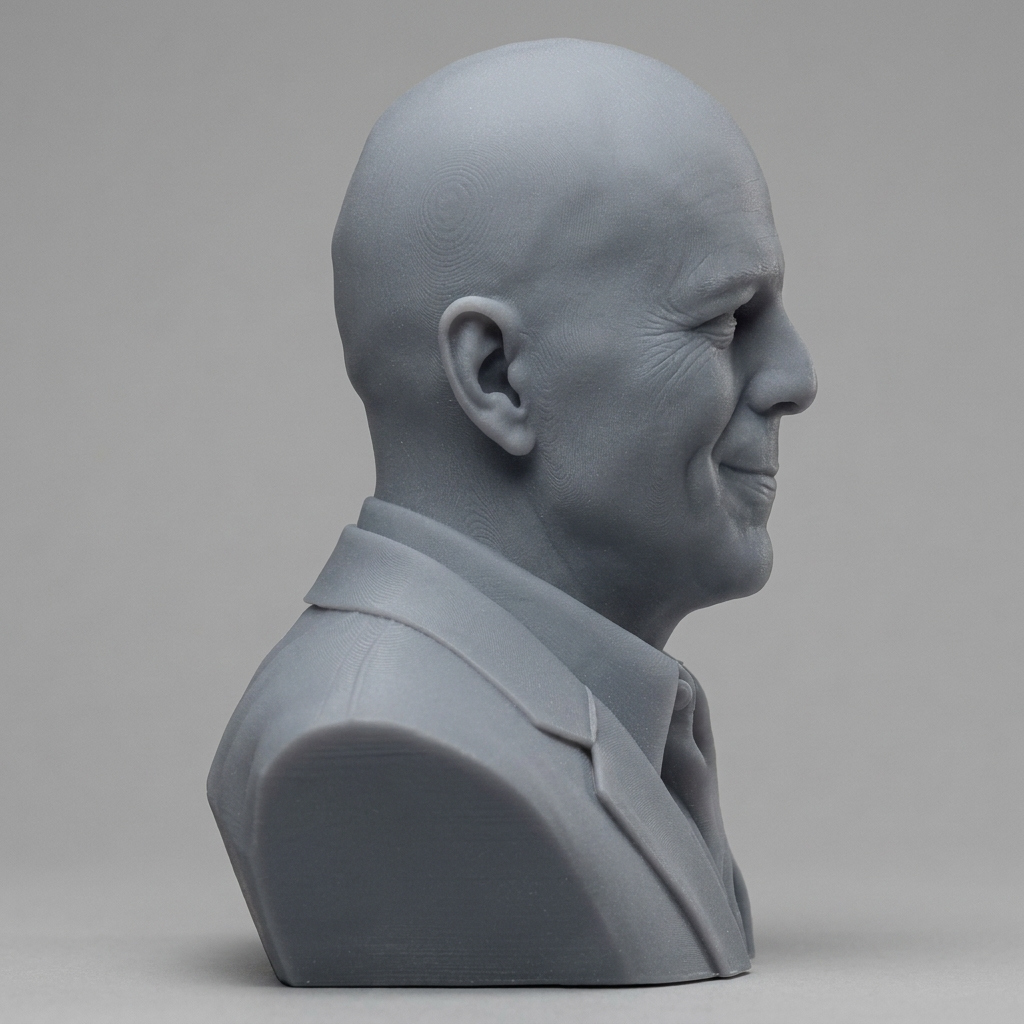 Bruce Willis 3D Printable Bust 3D Model