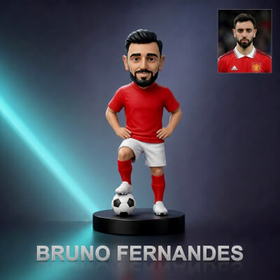 Bruno Fernandes Footballer Figurine 3D Print Model