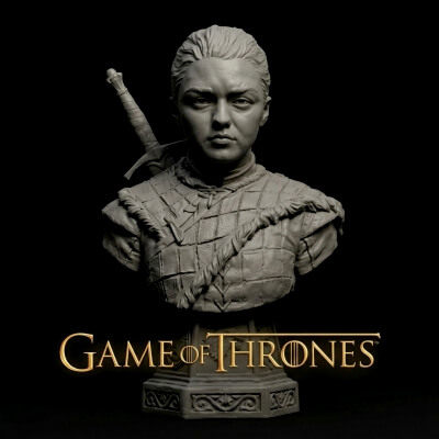 Bust Arya Stark "Game of Thrones"