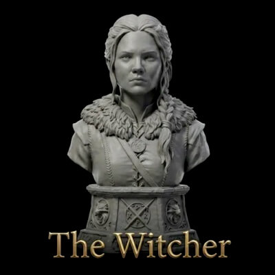 Bust Ciri “The Witcher