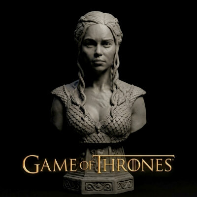 Bust Daenerys Targaryen “Game of Thrones