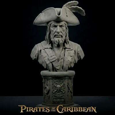 Bust Hector Barbossa "Pirates of the Caribbean"