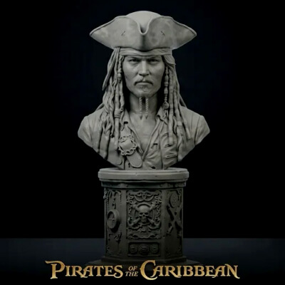 Bust Jack Sparrow “Pirates of the Caribbean