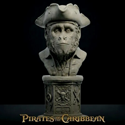 Bust Jack the Monkey “Pirates of the Caribbean