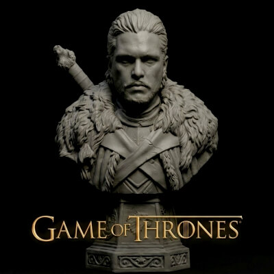 Bust Jon Snow “Game of Thrones