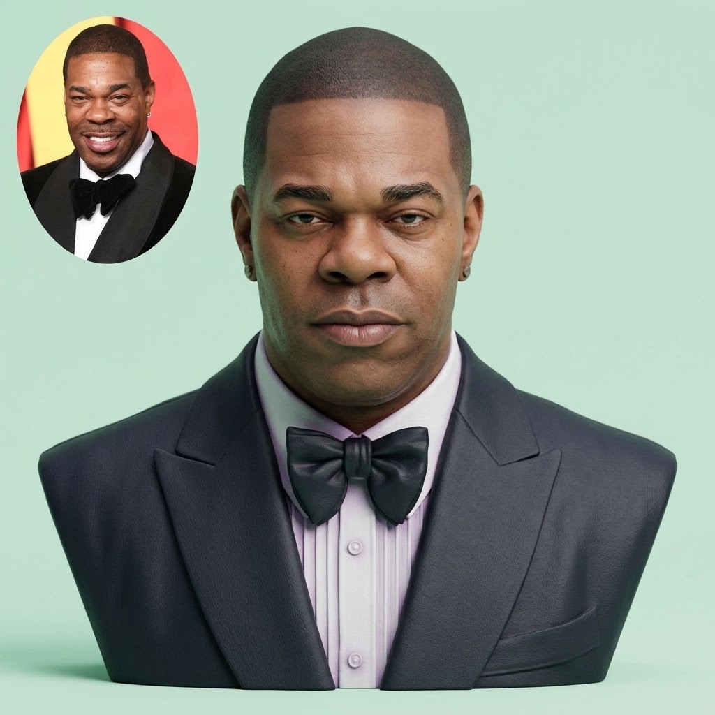 Busta Rhymes 3D Printable Bust 3D Model
