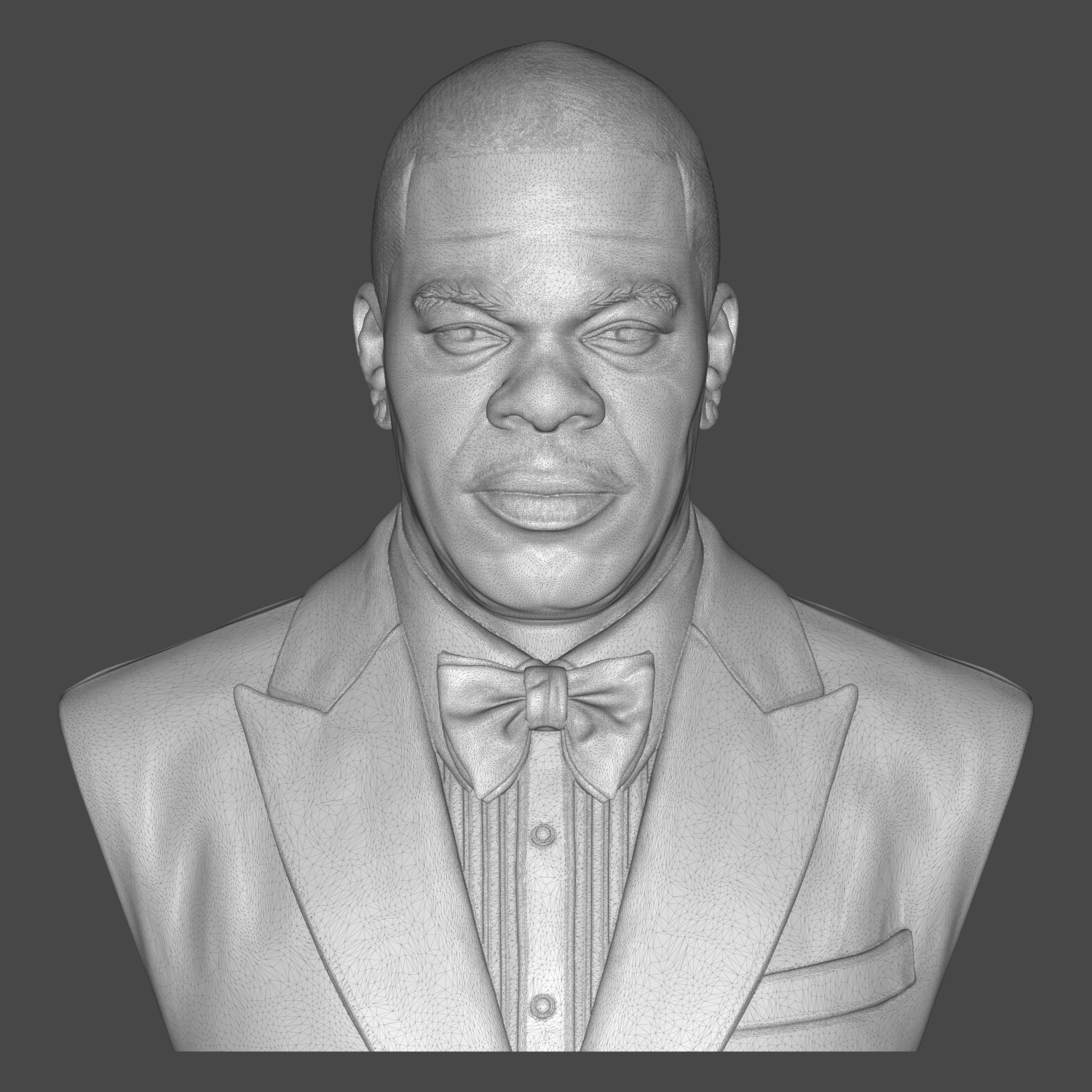 Busta Rhymes 3D Printable Bust 3D Model