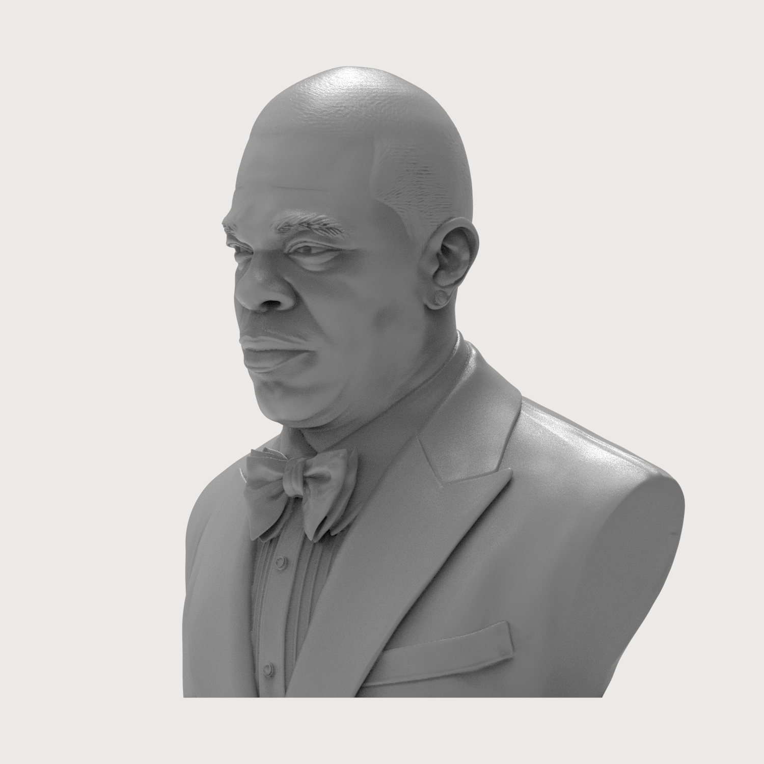 Busta Rhymes 3D Printable Bust 3D Model
