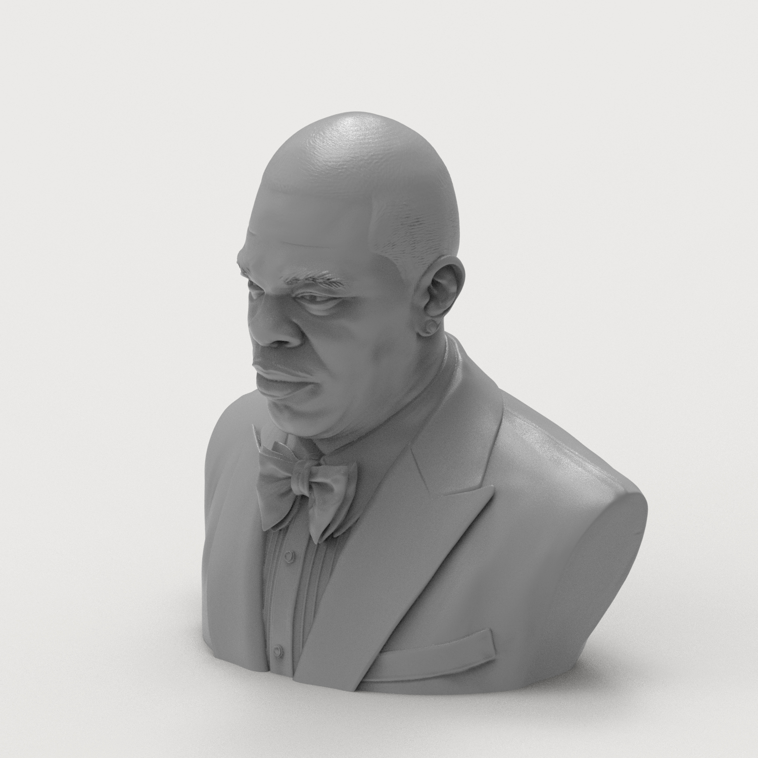 Busta Rhymes 3D Printable Bust 3D Model