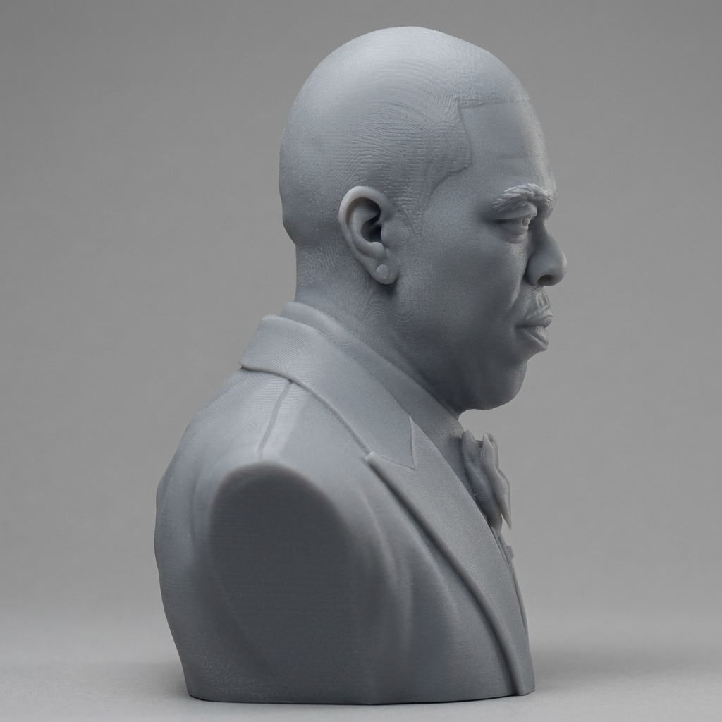 Busta Rhymes 3D Printable Bust 3D Model