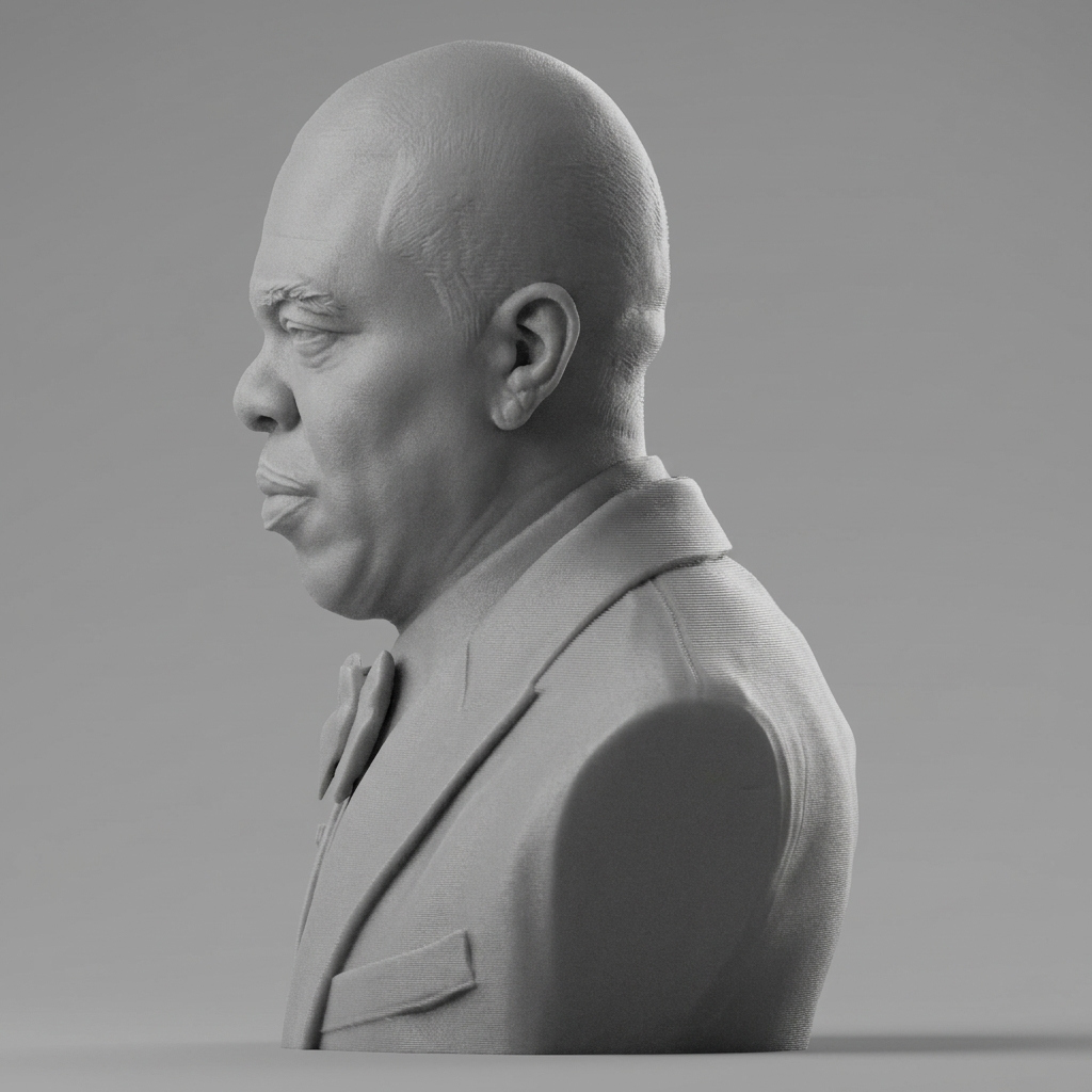 Busta Rhymes 3D Printable Bust 3D Model