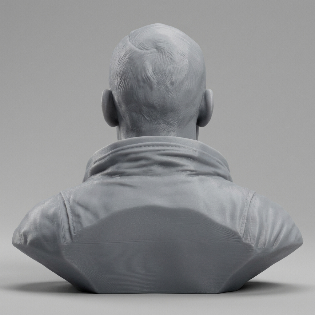 Buzz Aldrin Astronaut Bust 3D Model