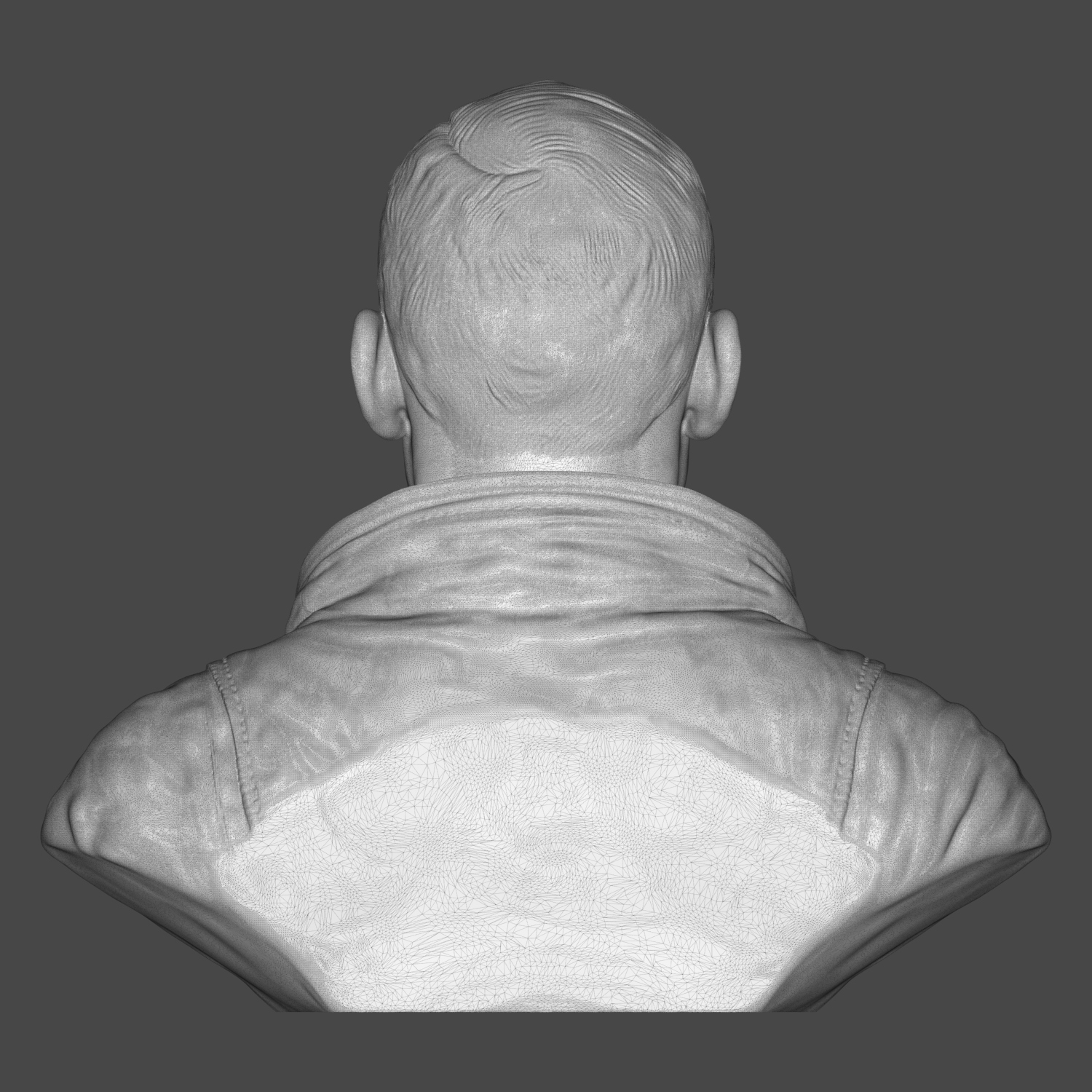 Buzz Aldrin Astronaut Bust 3D Model