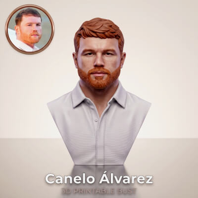 Canelo Álvarez Boxing Champion Bust