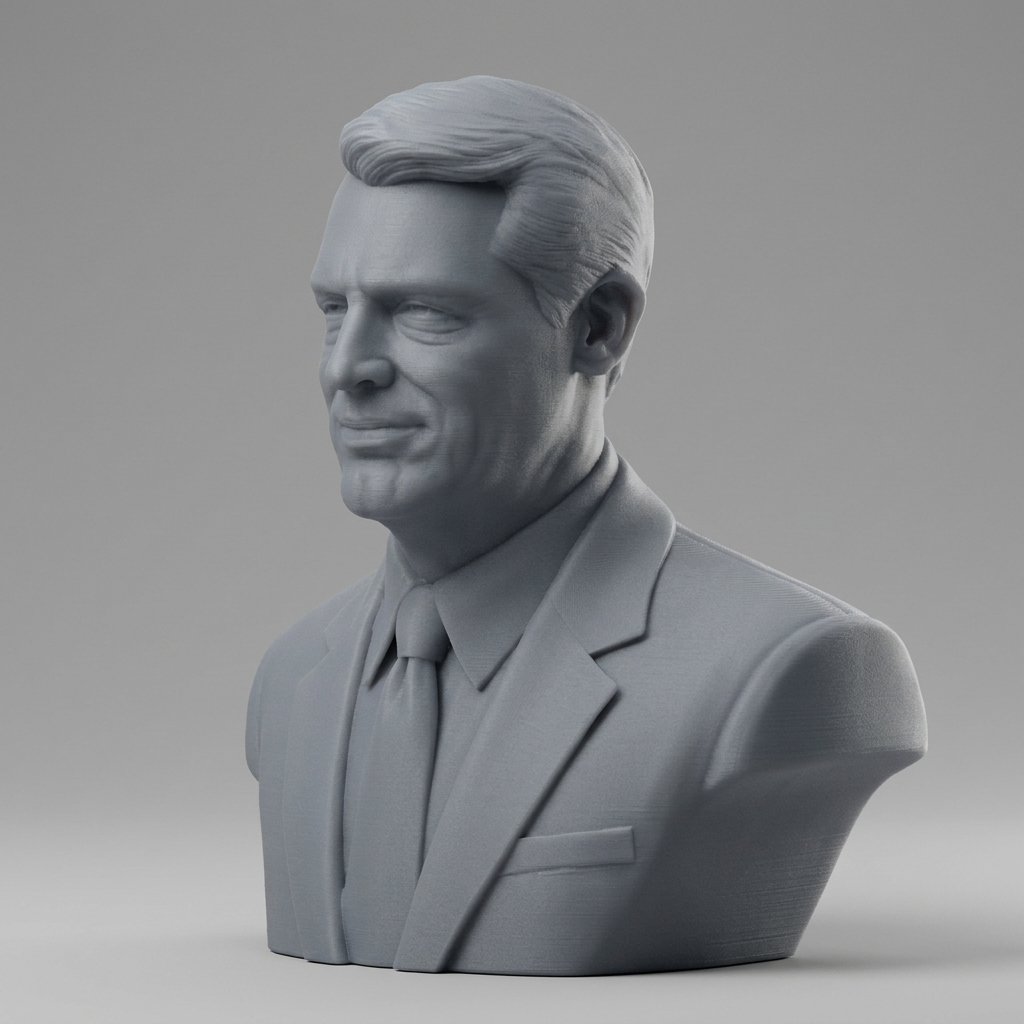 Cary Grant Bust 3D Printable 3D Model