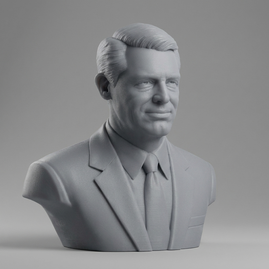 Cary Grant Bust 3D Printable 3D Model