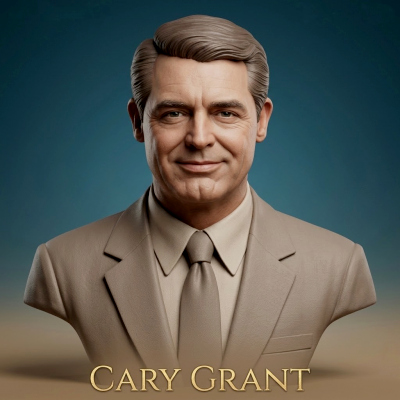 Cary Grant Bust 3D Printable