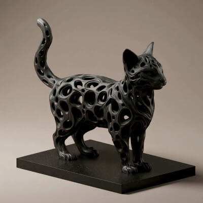 Cat 3D Print Model 3D Print Model