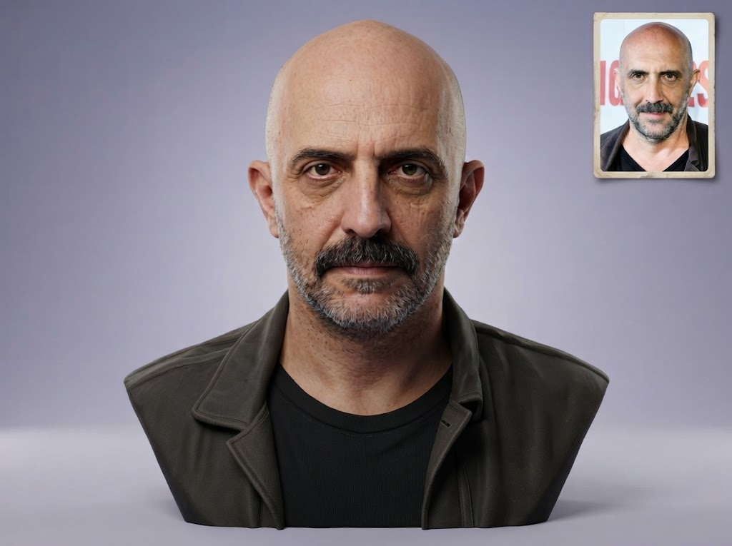 Cesc Gay Spanish Director Bust 3D Model