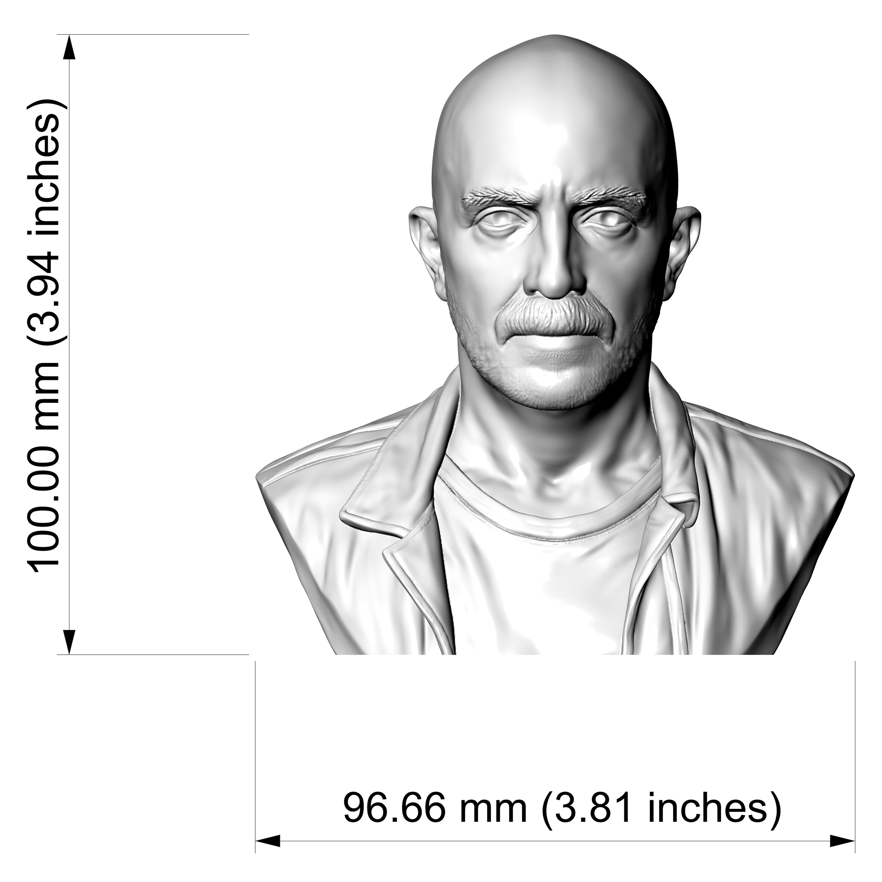 Cesc Gay Spanish Director Bust 3D Model