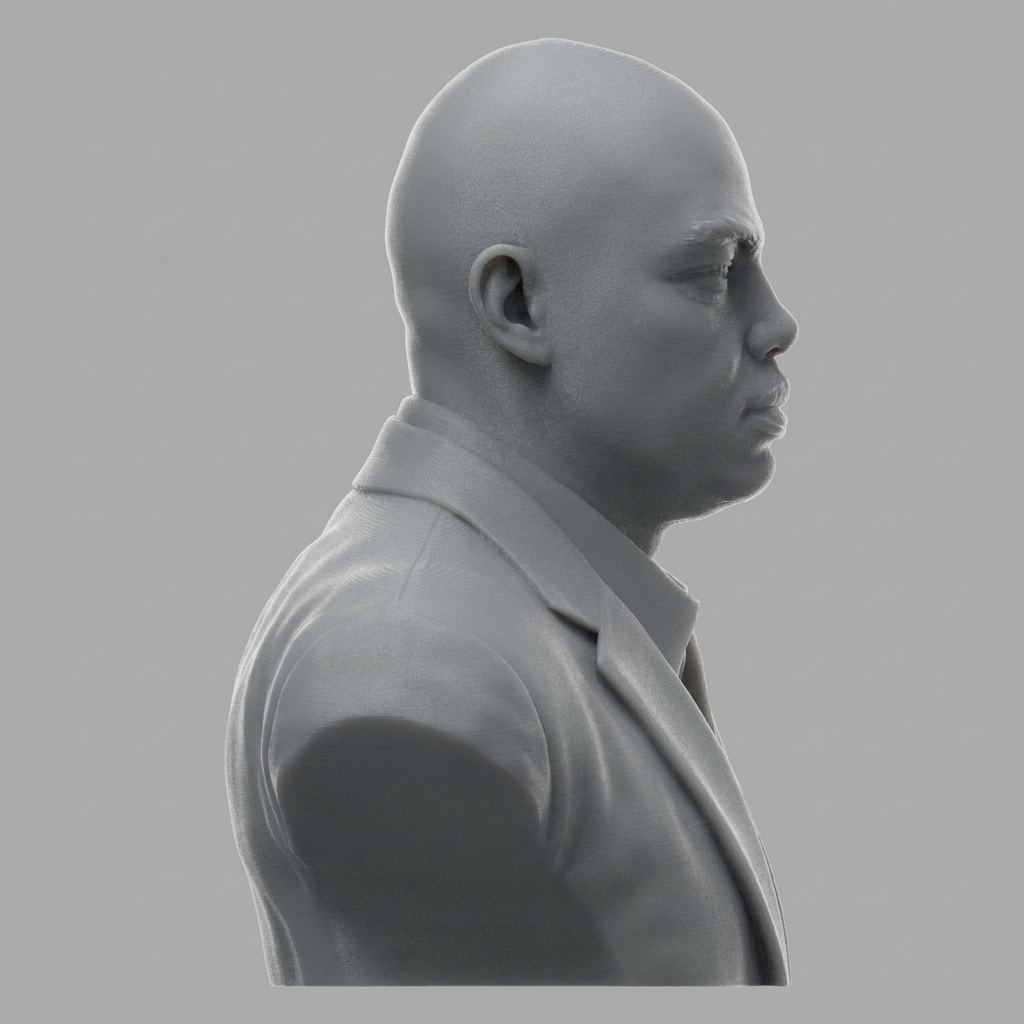 Charles Barkley 3D Printable Bust 3D Model