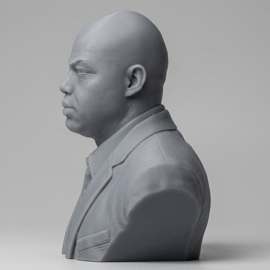 Charles Barkley 3D Printable Bust 3D Model