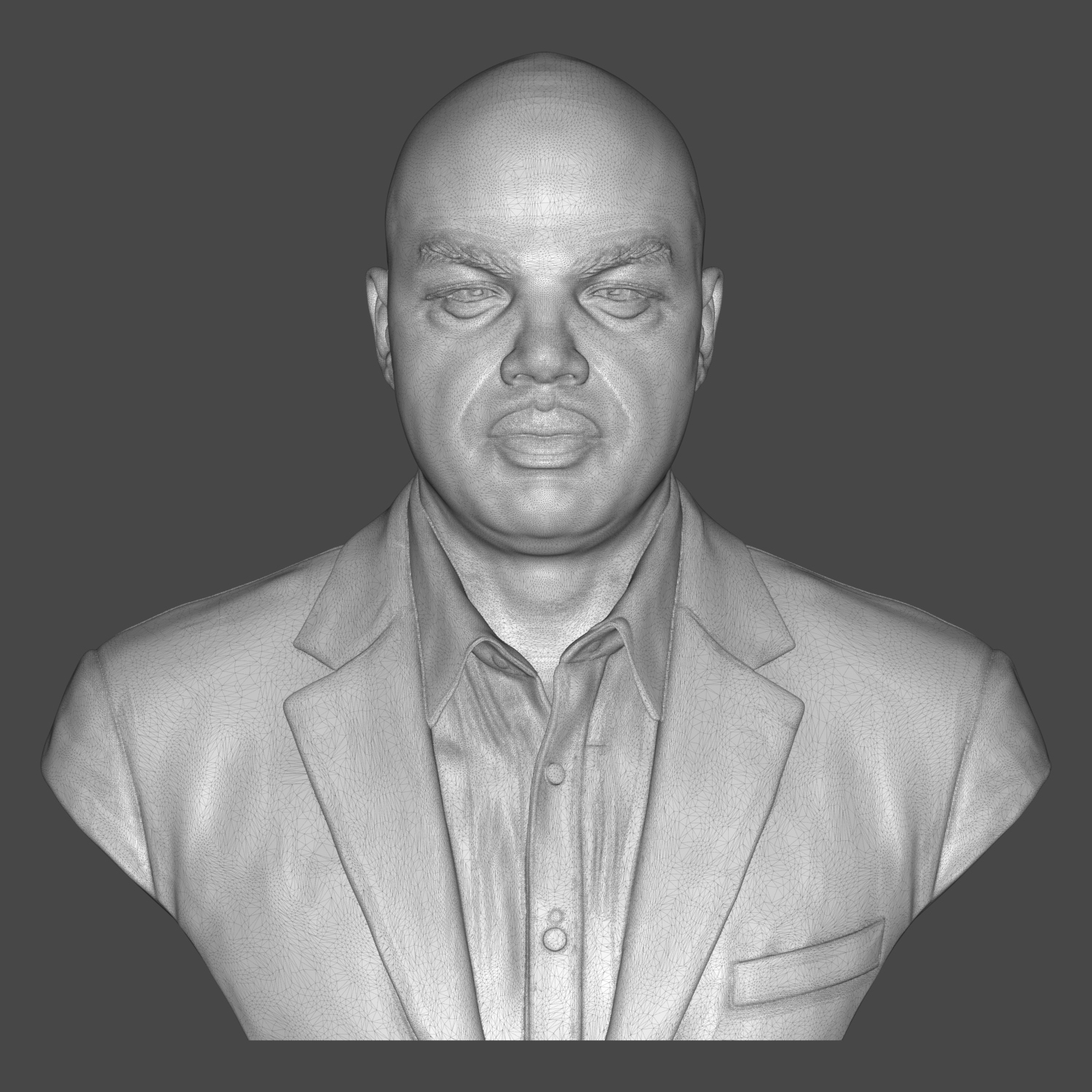 Charles Barkley 3D Printable Bust 3D Model