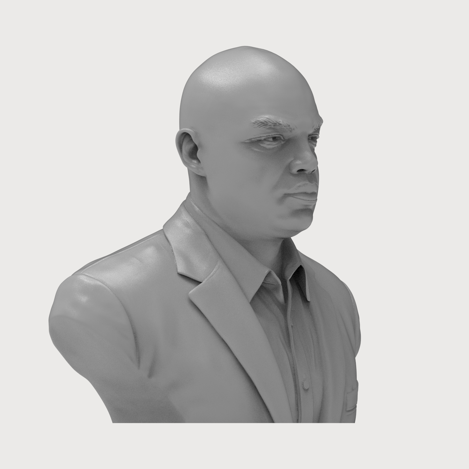 Charles Barkley 3D Printable Bust 3D Model