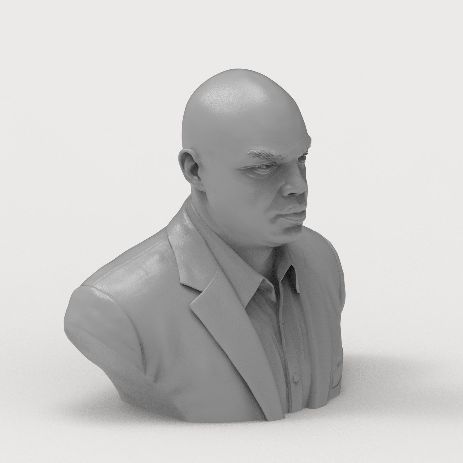 Charles Barkley 3D Printable Bust 3D Model