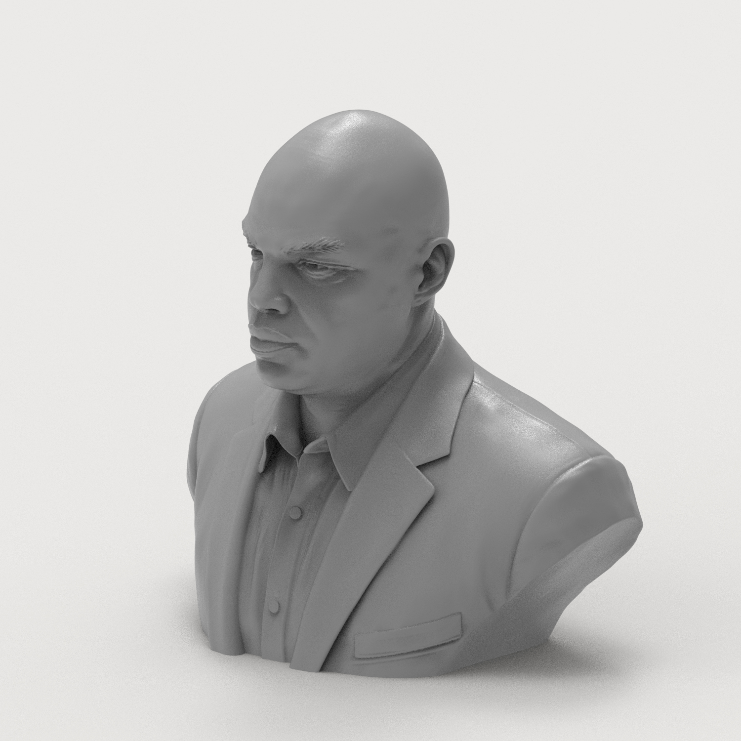 Charles Barkley 3D Printable Bust 3D Model