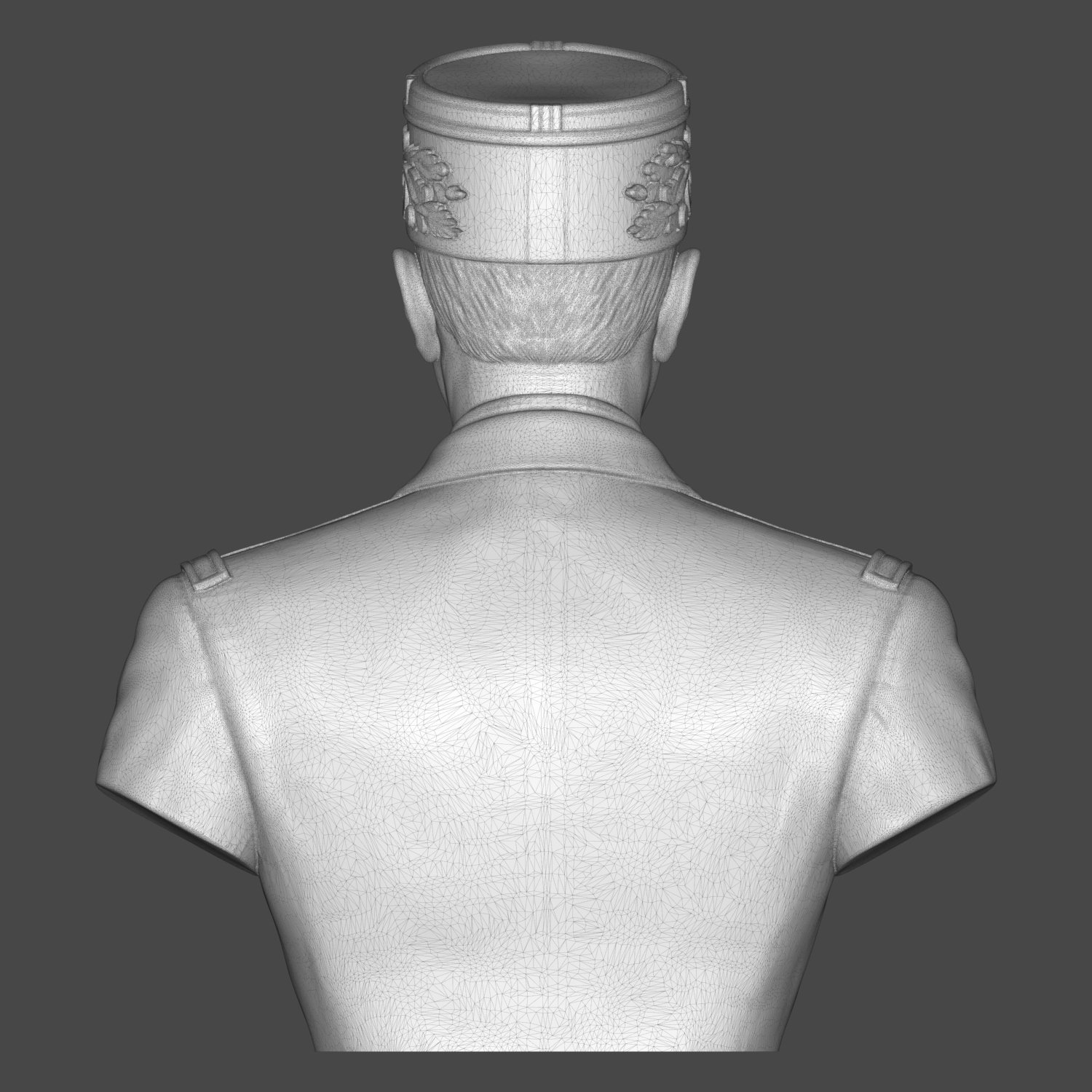Charles de Gaulle 3D Printable Bust 3D Model