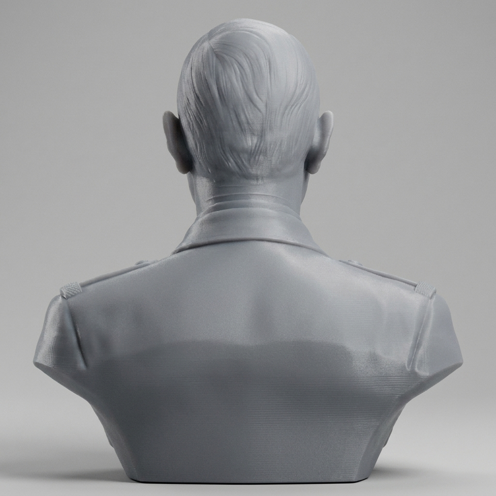 Charles de Gaulle Bust 3D Model