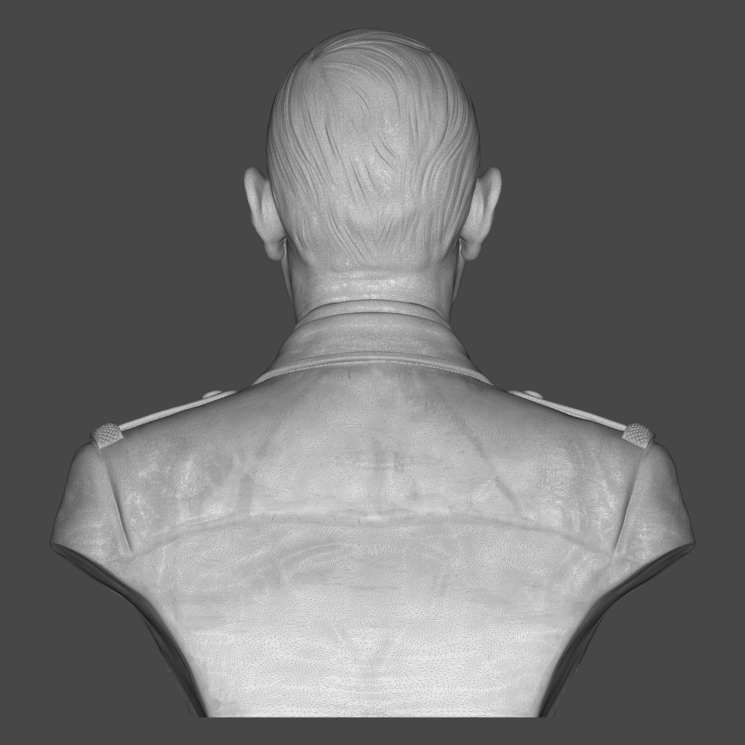 Charles de Gaulle Bust 3D Model