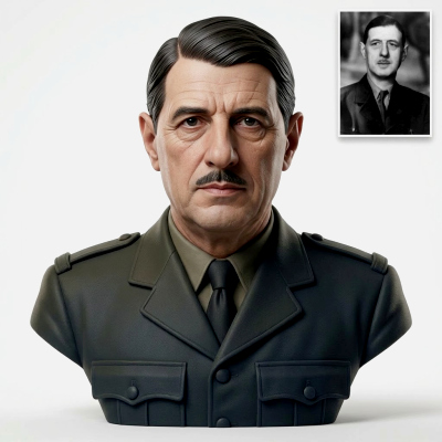 Charles de Gaulle Bust