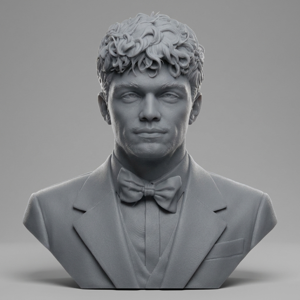 Charles Leclerc 3D Printable Bust 3D Model